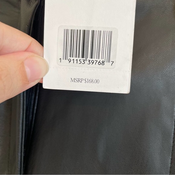 NWT Jason Wu Vegan Leather Pant Split Hem - Picture 8 of 8